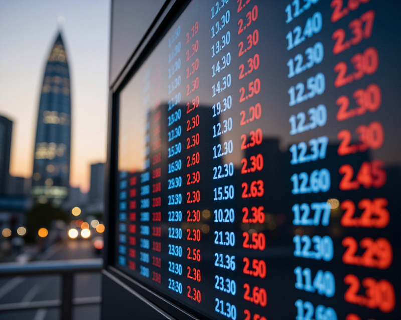 Stock Market Digital Display