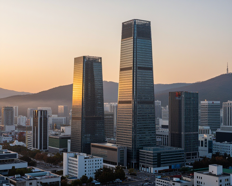 Seoul Morning News Atmosphere