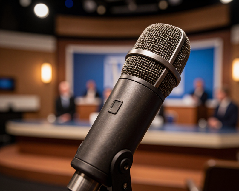 Political Interview Atmosphere