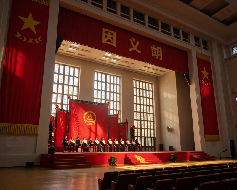 Ceremonial Atmosphere in Pyongyang