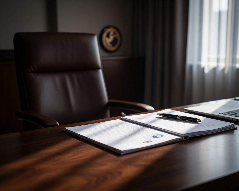 Symbolic Office Scene
