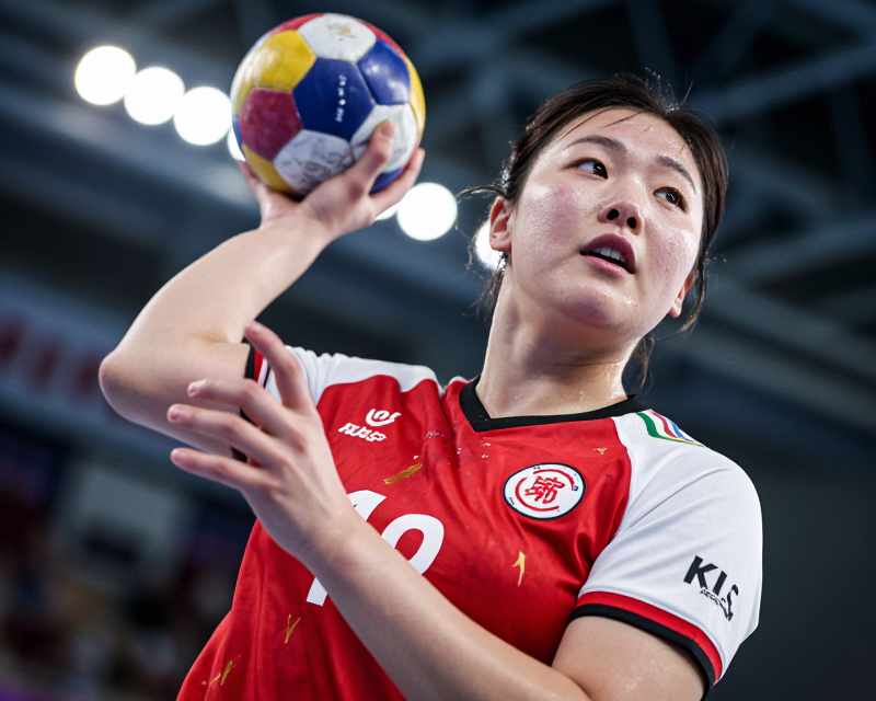 Handball Action Scene