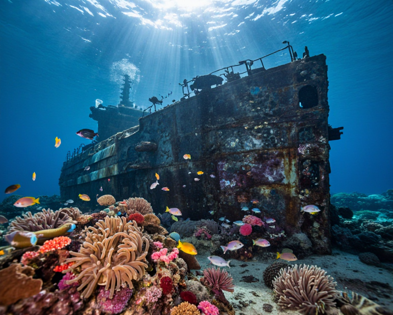 Underwater Artificial Reef Ship