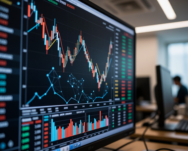 AI and Stock Market Concept