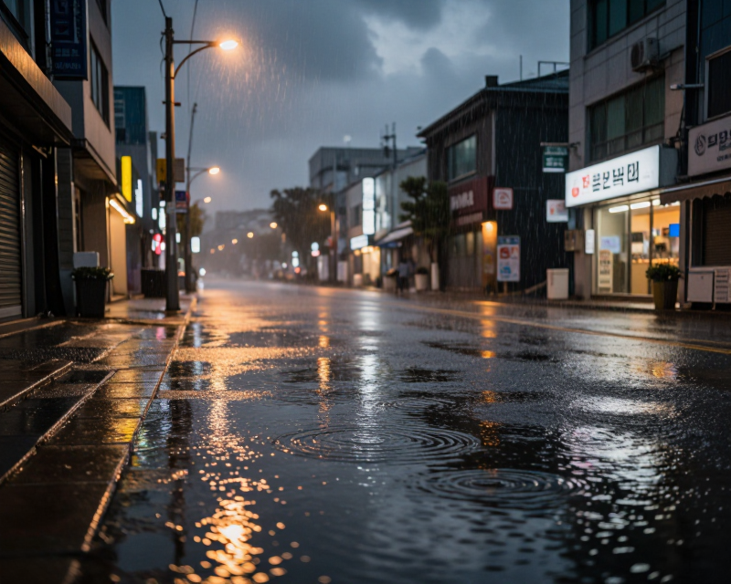 Heavy Rain in Korea