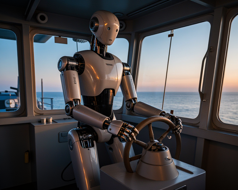 Humanoid Robot Helmsman