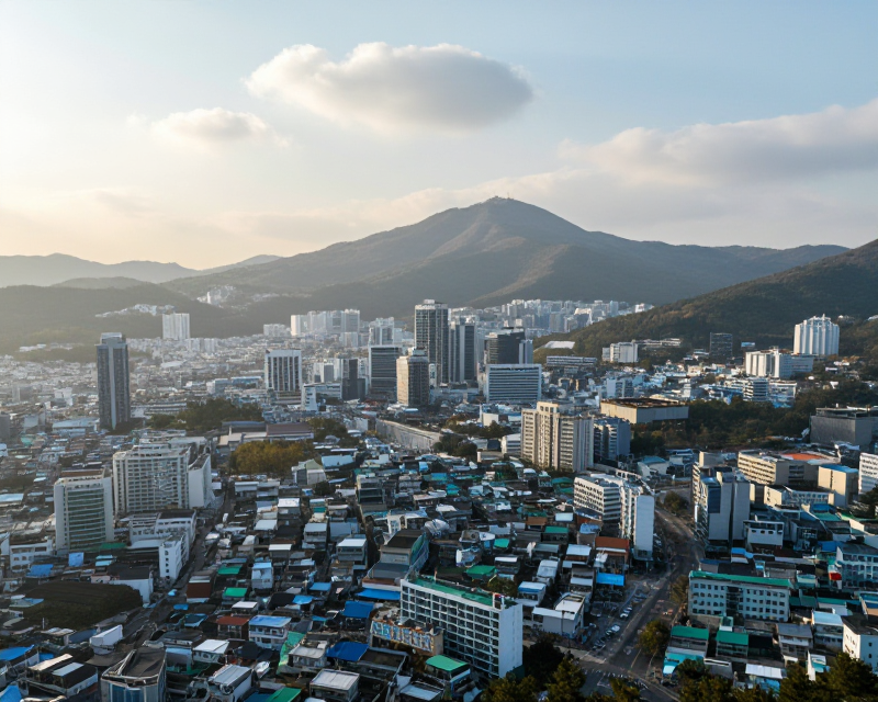 Morning Sky over Seoul