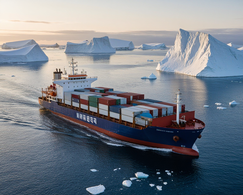 Arctic Route Container Ship
