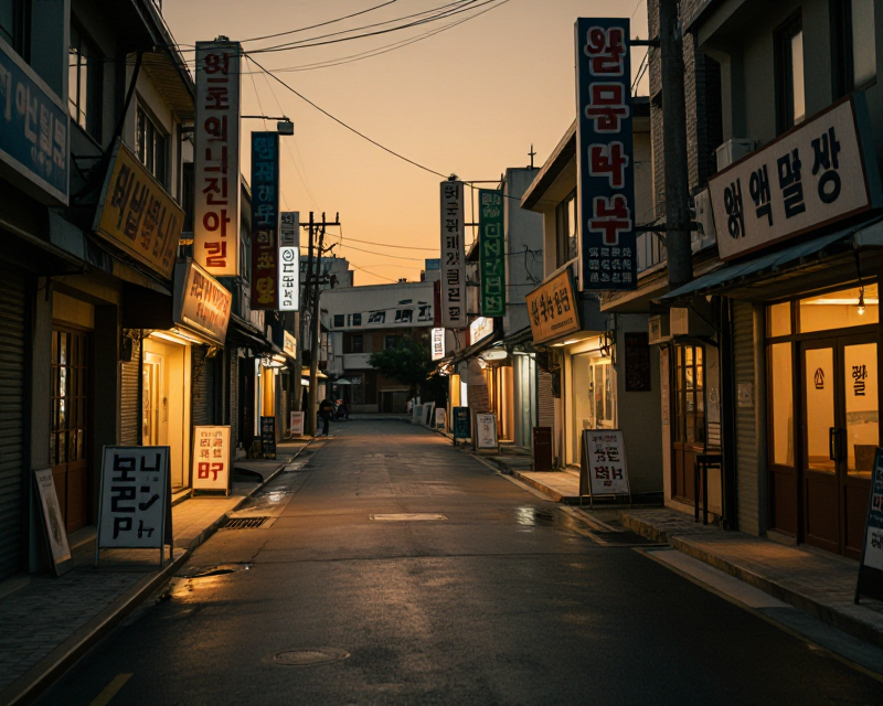 Cinematic 1970s Seoul