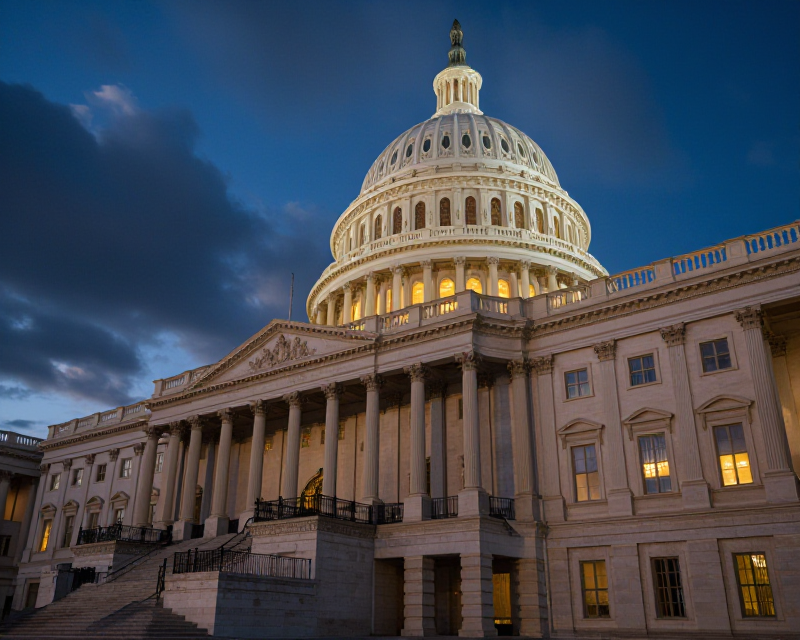 US Capitol Political Tension